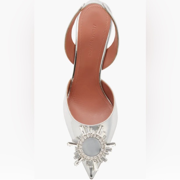 COPY - Amina Muaddi Begum Pointed Toe Slingback Pump - Picture 5 of 14